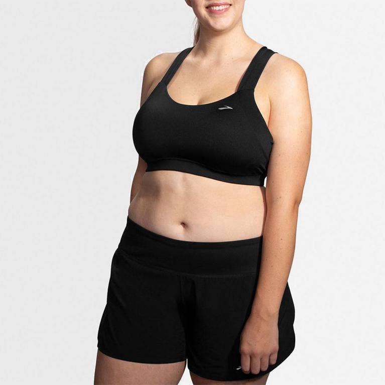 Brooks Uplift Crossback Sport Beha voor Dames Grijs (VGYZE-6251)
